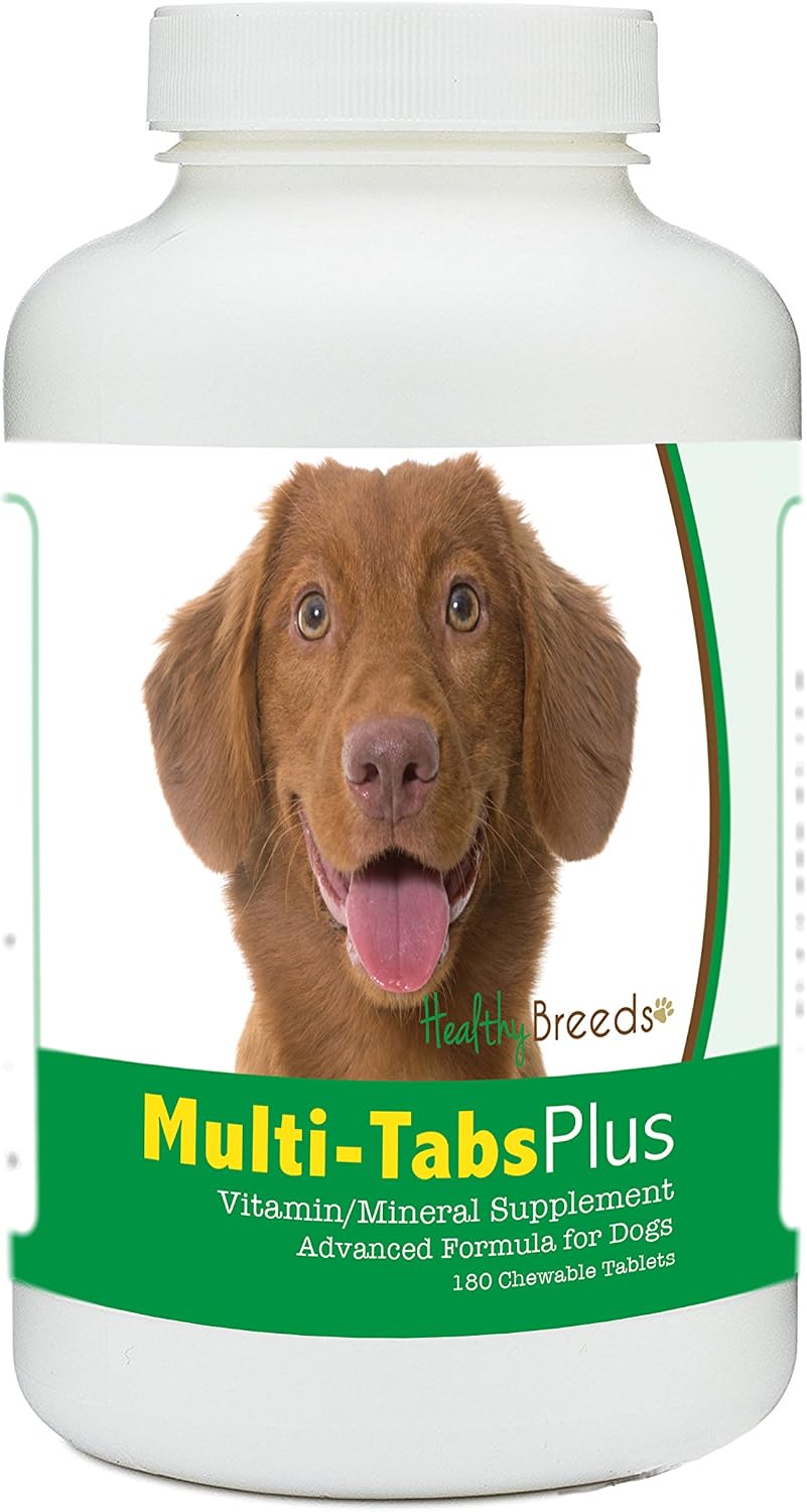 Healthy Breeds Nova Scotia Duck Tolling Retriever Multi-Tabs Plus Comprimidos Masticables, 180 unidades