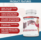 BEAUTIFYEM Bust X-Large - Complemento Alimenticio con Extractos Herbales (1 Mes)