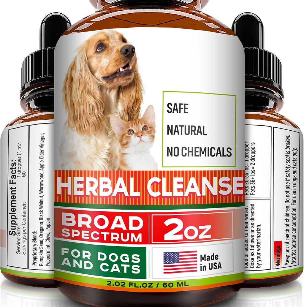 Adrenal Balance para Perros y Gatos - Tratamiento de Cushing, Apoyo Adrenal con Ashwagandha, Raíz de Regaliz, Rhodiola Rosea - 60ml Gotas Herbales