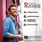 Nootropics Depot KSM-66 Ashwagandha Capsules - 300mg - 180 Capsules