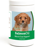 Healthy Breeds Cavapoo Masticables Blandas de Aceite de Salmón, 90 unidades