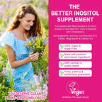 LILICARE Inositol Gummies para Mujeres - 2000mg Myo-Inositol + 50mg D-Chiro 40:1 con Chasteberry, Vitamina D3, Magnesio - Pack de 2 (120 Gominolas Veganas sin Azúcar)