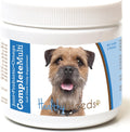 Healthy Breeds Border Terrier Multivitamínico Todo en Uno - Completo con Probióticos, Glucosamina, Condroitina y Omega - 60 Chicles Blandos