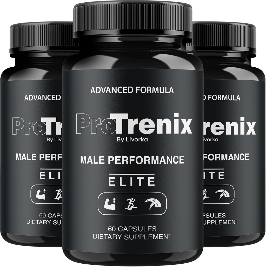 (3 Pack) ProTrenix Pills, ProTrenix Pills for Men, ProTrenix Capsules, ProTrenix Supplement Capsules All Natural Support - Premium Formula, ProTrenix Advanced Formula, 180 Capsules for 3 Month