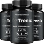 (3 Pack) ProTrenix Pills, ProTrenix Pills for Men, ProTrenix Capsules, ProTrenix Supplement Capsules All Natural Support - Premium Formula, ProTrenix Advanced Formula, 180 Capsules for 3 Month