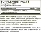 Futurebiotics Vitamina D3 10.000 UI (250 mcg) - 360 Comprimidos Orgánicos