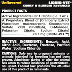 LIQUID-VET Fórmula Líquida para Perros con Arándano y D-Manosa - Apoyo Renal y Vesical