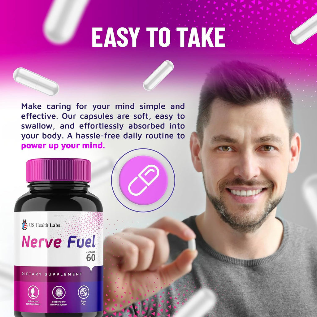 Nerve Fuel Cápsulas - Pack de 3 (180 Cápsulas)