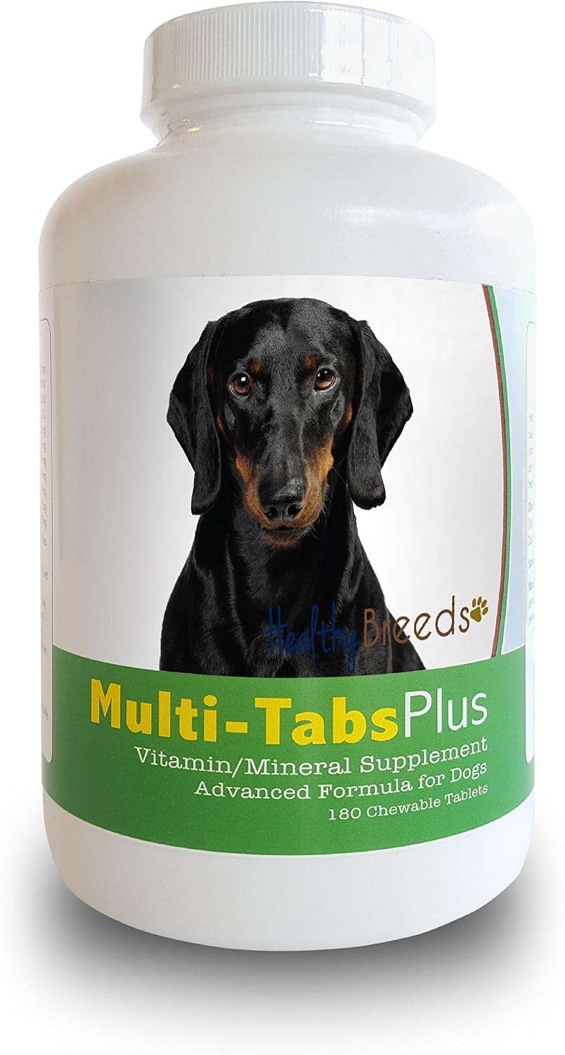 Healthy Breeds Dachshund Multi-Tabs Plus Masticable 180 Comprimidos