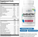 Bariatric Choice My Bariatric Multivitamínico Masticable con Hierro y Calcio, Berry (120 comprimidos)
