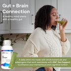 ION* Intelligence of Nature Focused Mind Nootropic Powder Drink Mix - Brain Boost con Matcha para Memoria, Concentración y Relajación - 20 Sobres