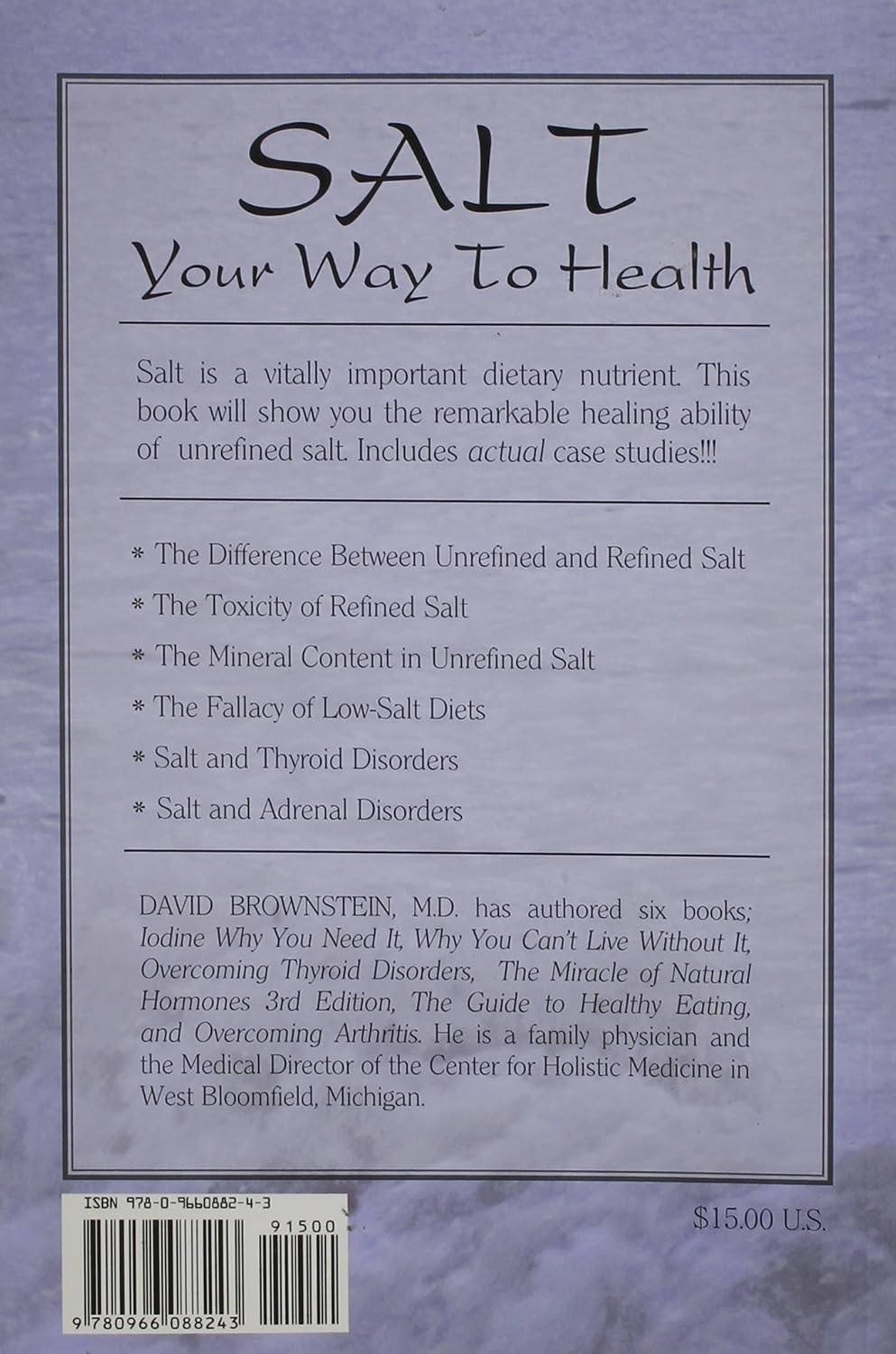 Salt Your Way to Health, 2nd Edition - David Brownstein