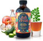 VINGA Lava - Fire Cider de Vinagre de Manzana Crudo con Moringa Oleifera, 240 ml
