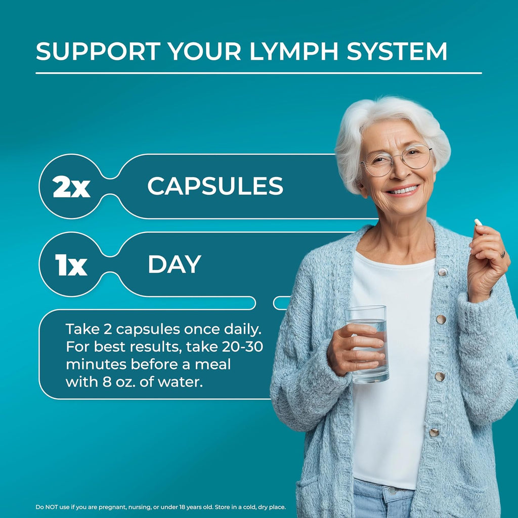 PureHealth Research Lymph System Support - 360 Cápsulas