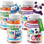 DR. MORITZ Gominolas de Magnesio y Multivitamínicas para Niños (240 Gominolas)