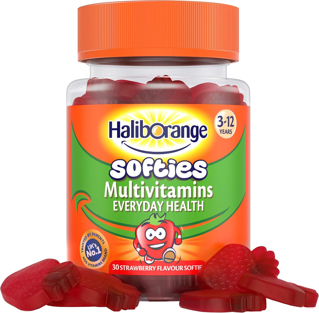 Haliborange Multivitamínico Infantil Fresa Blanditas 30
