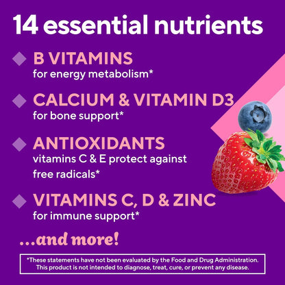 Vitafusion Multivitamínico para Mujeres Sin – Vitamina B12 (cianocobalamina): Ayuda a reducir el cansancio y la – Image 7