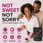 Polvo de Aronia Natural - Bayas de Chokeberry Negro (453g)