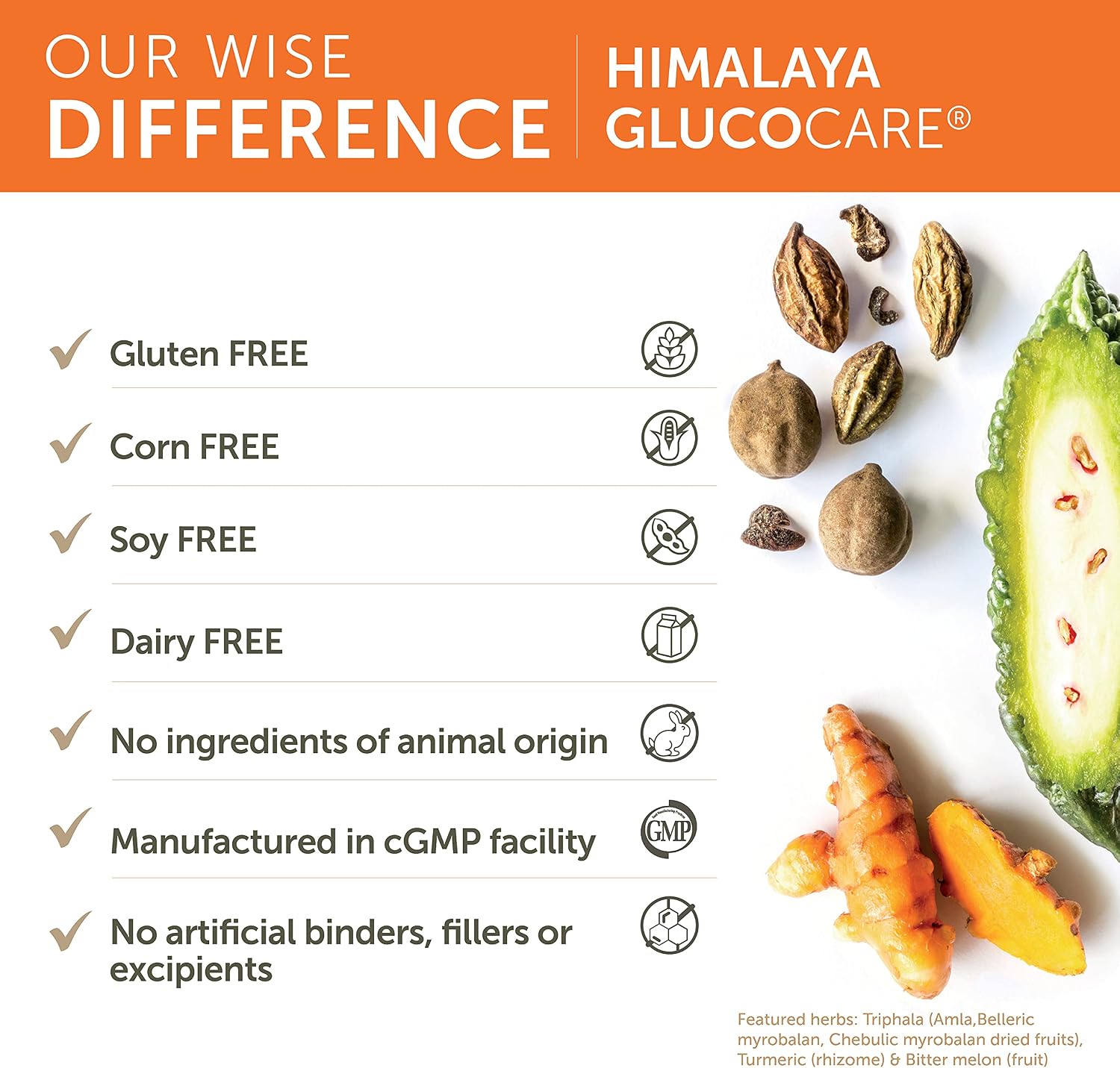 Himalaya GlucoCare – 90 Cápsulas – Apoyo al Metabolismo de la Glucosa