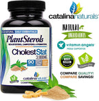 Catalina Naturals Complejo de Esteroles Vegetales Triple Potencia - Cholest-Stat - 3000mg - 90 Comprimidos