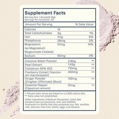 The Skinny Confidential Beauty Salt - Polvo de Hidratación con Colostrum, Electrolitos y Perla – Image 6