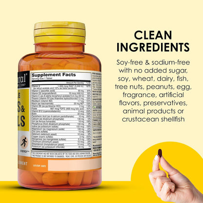 MASON NATURAL Multivitamínico Diario con – Vitamina A: Contribuye al mantenimiento de la visión normal y al – Image 5