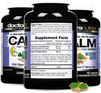 B-Calm-PM de Doctors Nutra: Suplemento Nocturno con Ashwagandha y Melatonina (30 Cápsulas)