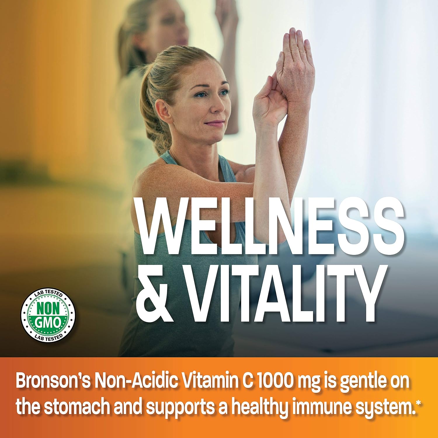 Ascorbato de Sodio Vitamina C 1000 mg - Bronson - No Ácido - 250 Comprimidos