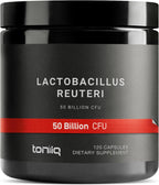 Toniiq Probiótico Lactobacillus Reuteri 50 Mil Millones UFC, 60 Cápsulas Vegetales