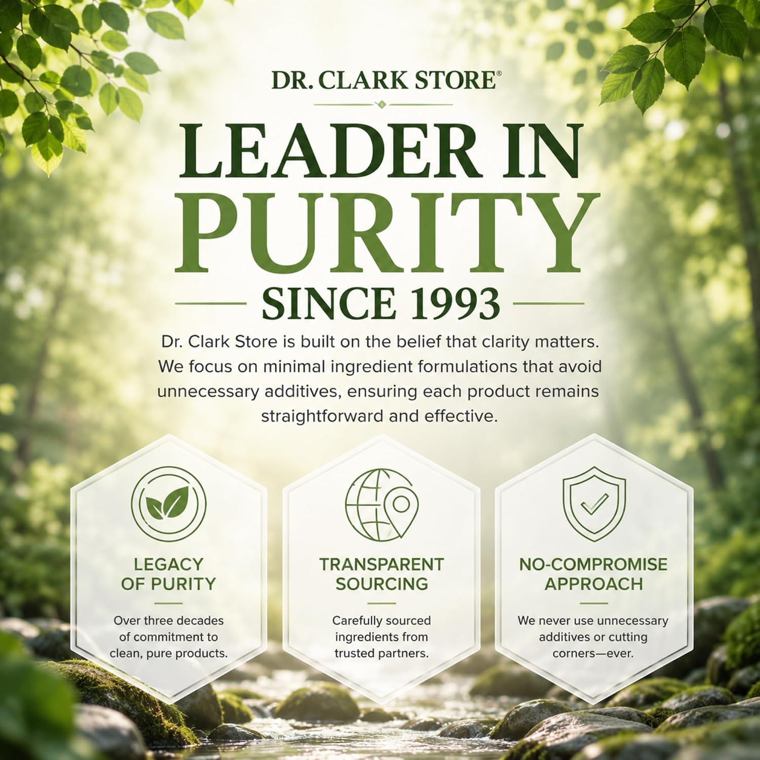 Dr Clark Store Mezcla de Nogal Negro Verde 360 mg, 50 Cápsulas de Gelatina