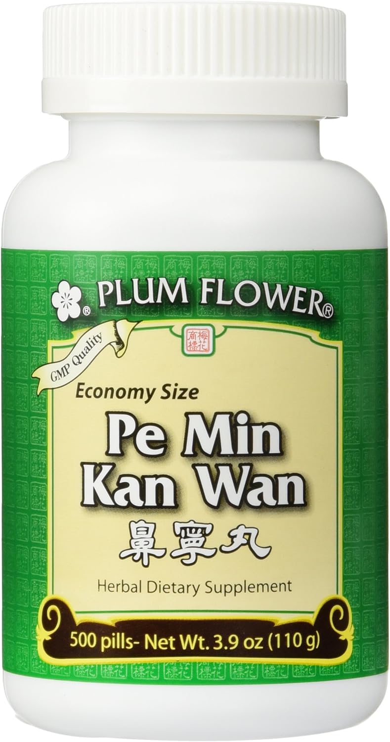 Pe Min Kan Wan Economy Size, 500 comprimidos, Plum Flower