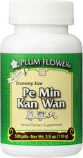 Pe Min Kan Wan Economy Size, 500 comprimidos, Plum Flower