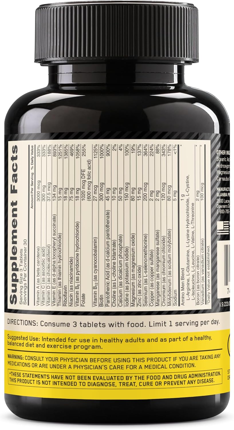 Optimum Nutrition Opti-Men Multivitamínico para Hombres, 90 Comprimidos