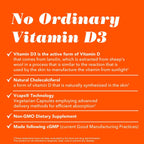 Invite Health Vitamina D3 3000 IU - 90 Cápsulas Veganas (Pack de 2)