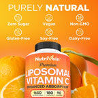 Nutrivein Premium Vitamina C Liposomal 1650 mg - 180 Cápsulas