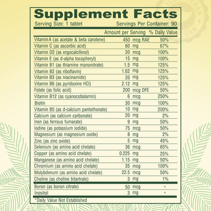 DEVA Tiny Tablets Multivitamínico Vegano – Hierro: contribuye a la formación normal de glóbulos rojos y de – Image 4