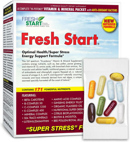 Fresh Start All-in-One Vitamin Pack - Apoyo para Estrés y Ánimo - 30 Días – Image 1