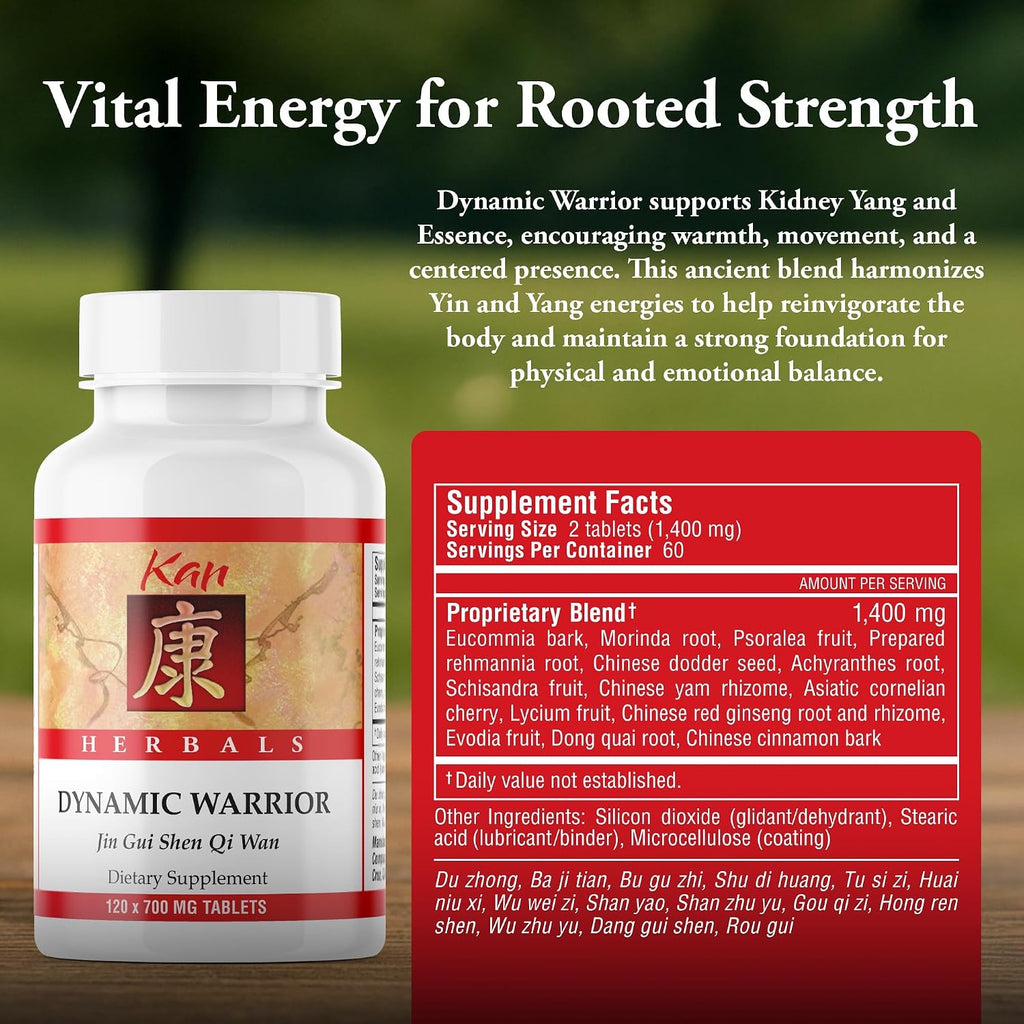 Kan Herbs - Dynamic Warrior 120 comprimidos