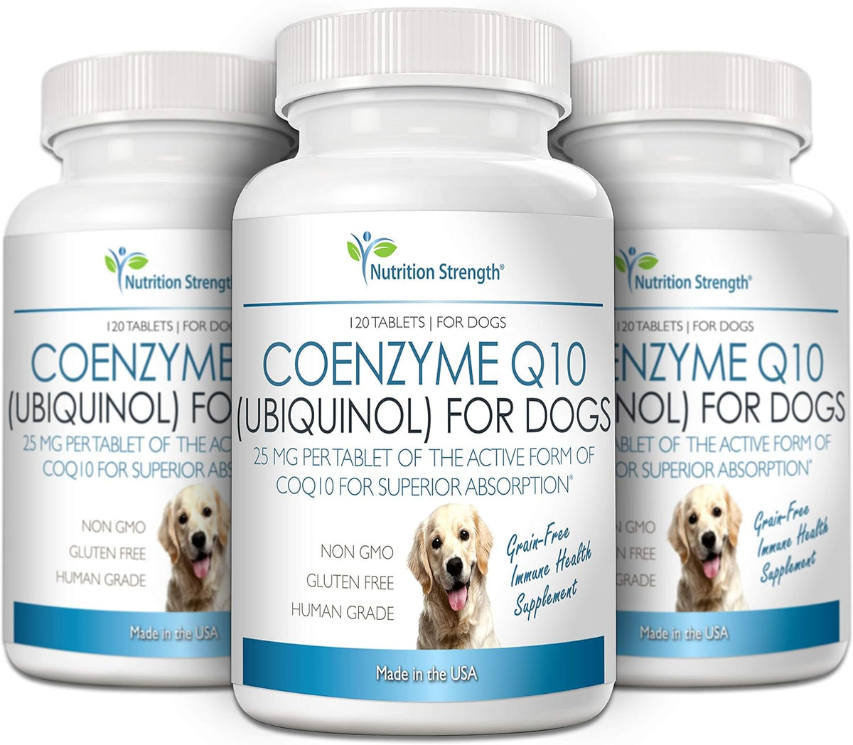 Nutrition Strength Coenzima Q10 para Perros - Ubiquinol, 120 Comprimidos Masticables – Image 5