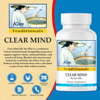 Clear Mind Formula – Mezcla herbaria tradicional china para claridad cognitiva, 120 comprimidos
