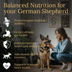 Prestige Breed Multivitamínicos, Nutrición Equilibrada para tu Pastor Alemán, 90 Comprimidos, Sabor a Bacon Real