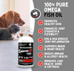Aceite de Salmón y Abadejo Salvaje de Alaska para Perros y Gatos (946ml)