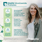 biophix B-3 Nicotinamida y Ácido Pantoténico 1350 mg 120 Cápsulas Vegetales - Clear Skin Series