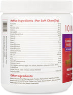 Freydell Pets Suplemento Multivitamínico 10-en-1 para Perros – Glucosamina y Condroitina, Probióticos, Omega-3 para Articulaciones, Digestión y Piel (120 masticables)