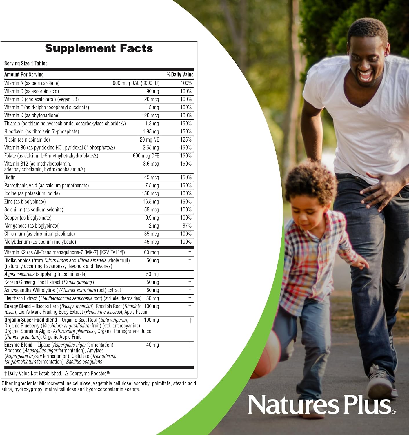 NaturesPlus His Journey - Multivitamínico para Hombres - 30 Comprimidos