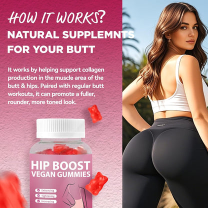 Natural BBL Gummies for Women Natural Curve, – Formato: Las gomitas son una opción cómoda para quienes tienen – Image 5