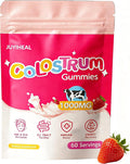 Core Bovine Colostrum Gummies - Gominolas de Calostro Bovino, 1g por Ración, Sabor Fresa, 60 Unidades