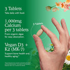 Garden of Life Calcium with Magnesium and Vitamin D3 & Organic K2 - 180 Tablets