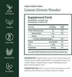 Eclectic Herb - Lemon Greens Powder: Mezcla de verduras y frutas ecológicas en polvo