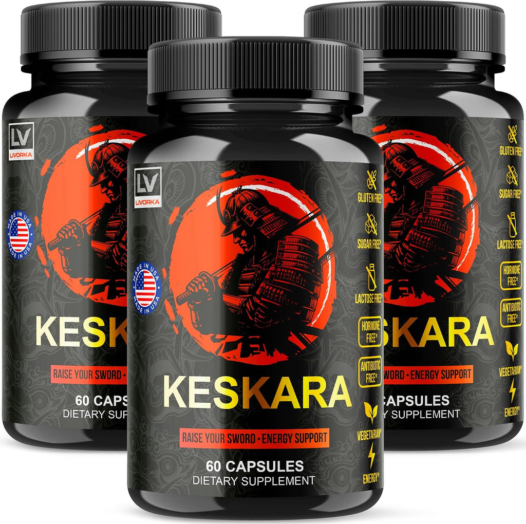 Keskara Pills for Men, 180 Cápsulas (3 Paquetes)